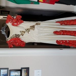 Vintage 1940s Flamenco Dress
